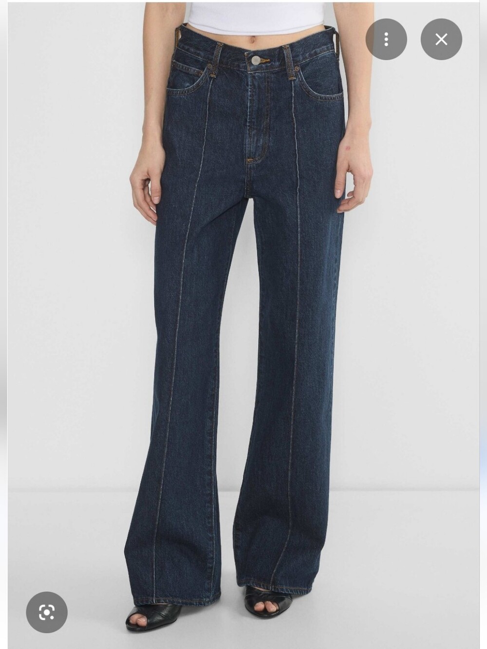 ARITZIA | Denim Forum The '90s Tailored Hi-Rise Wide Jeans non-stretched Sz 24